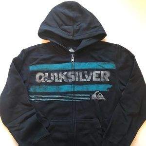 Boys size M Quicksilver Jacket.  Blue.